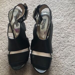 Michael Kors Platform Sandals Heels-Size 8